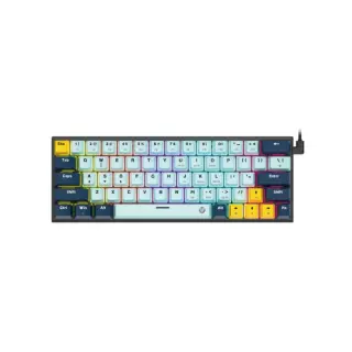 Keyboard Fantech Mechanical ATOM63 MK874v2 Sky Blue Blue Switch USB