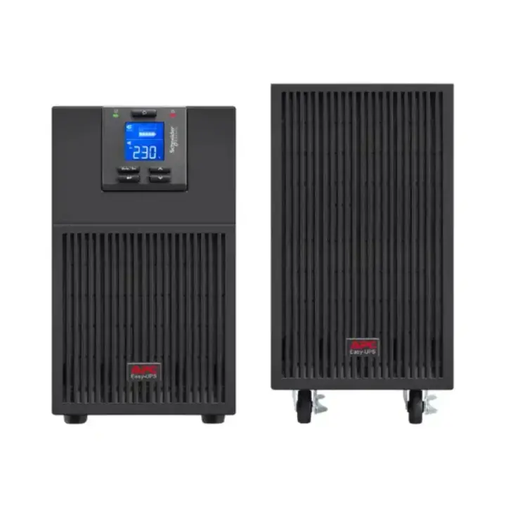 APC SRV6KIL Easy On-Line UPS, 6kVA/6kW, 230V, Hard wire 3-wire(1P+N+E) outlet, Intelligent Card Slot, LCD, Extended Runtime, Tower