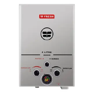 Fresh Gas Water Heater 6 L - Silver - SPA Silver 6 L