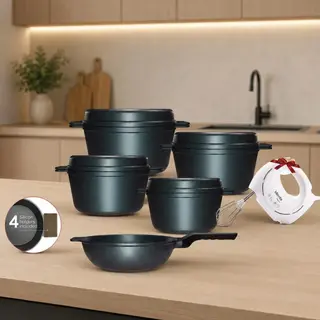 طقم جرانيت 13 قطعة كوانتا باسيفيك بيركس