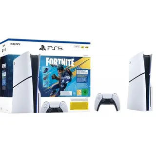 Sony PlayStation 5 Slim Disc Edition 1 TB & Fortnite [USK] weiß/schwarz