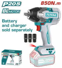 tiwli20851 دريل 850 نيوتن بدون البطاريه والشاحن impact wrench