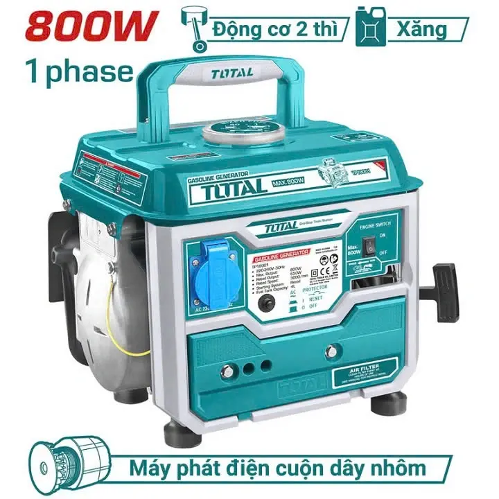 مولد كهرباء بنزين 800 وات صافي 650 وات, TP18001