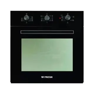 Fresh Built-in Oven 60 Cm Gas With Electric Grill Black