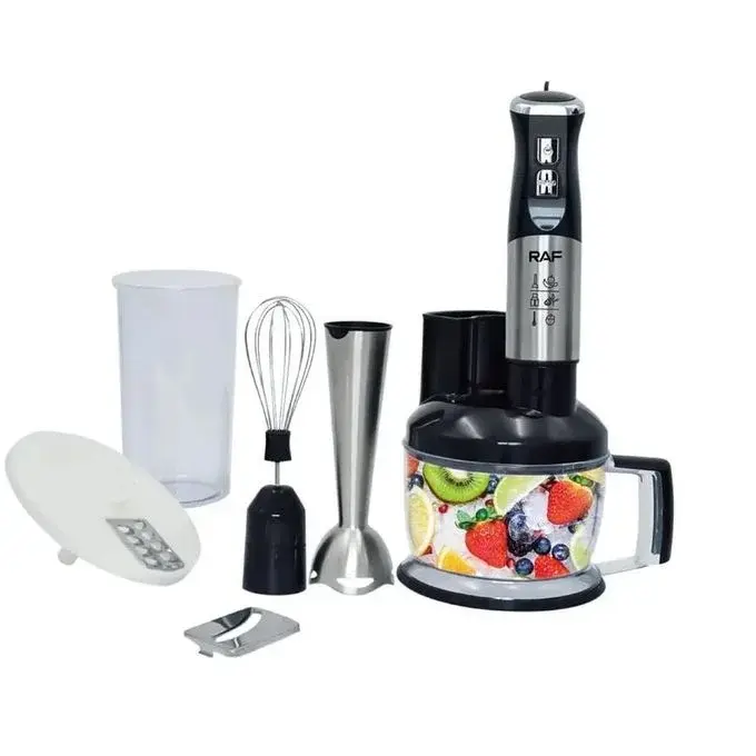 RAF 6 in 1 Hand Blender/Turbo/500ml+800ml Capacity/1500W(R.299)