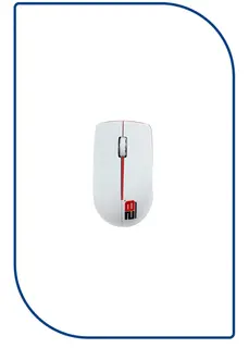2B (MO33R) 2.4G Wireless Mouse, Red with White Cover