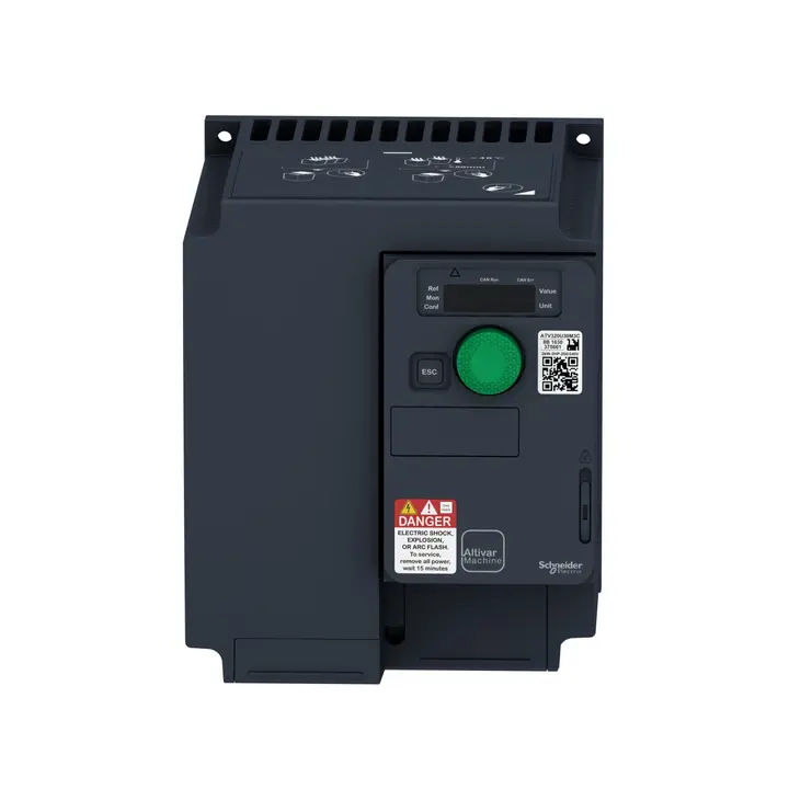 Schneider ATV320U40M3C ATV | Variable speed drive, Altivar Machine ATV320, 4 kW, 200…240 V, 3 phases, compact