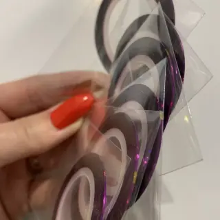 Decore Ribbon Glossy Purple