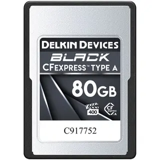 Delkin Devices 80GB Black CFexpress Type A Memory Card
