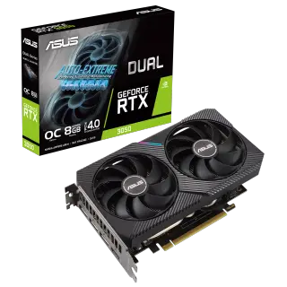ASUS Dual GeForce RTX 3050 OC Edition 8GB GDDR6 NVIDIA Graphics Card