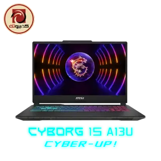 MSI Cyborg 15 A13UC Gaming Laptop, Intel Core i5-13420H, NVIDIA GeForce RTX 3050 4GB, 8GB DDR5, 512GB SSD, 15.6″ FHD IPS 144Hz, FreeDOS