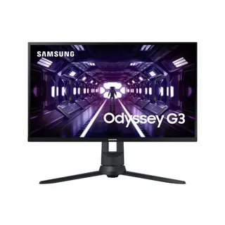 Samsung Odyssey G3 LF27G35TFWUXEN 27" Gaming Monitor 144Hz, 1ms, 1080p FHD, Freesync Premium, Height Adjust, Pivot, VGA, HDMI, Displayport, Black - LF27G35TFWUXEN