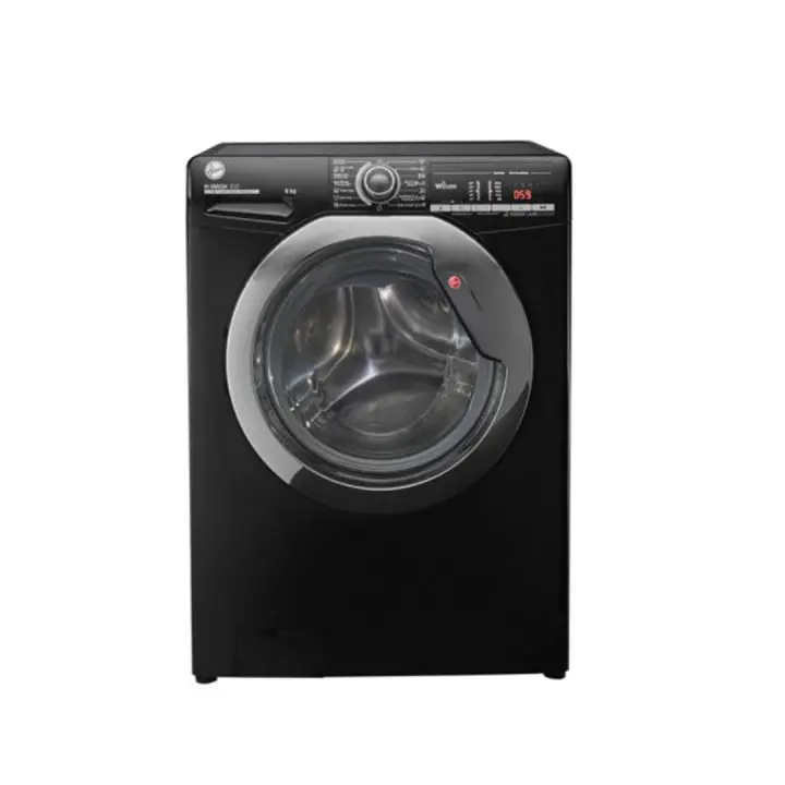 Hoover Full Automatic Washing Machine - 8 Kg - Black - H3Ws383Tac3B-Ela