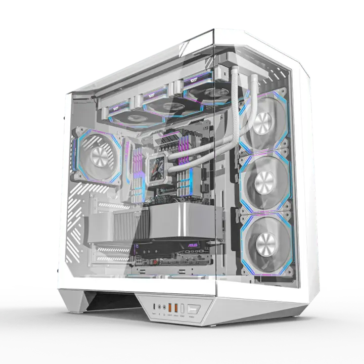 darkFlash DY470 ATX PC Case White