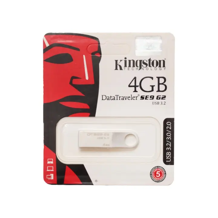Kingston DataTraveler SE9 4GB USB 2.0 Flash Drive