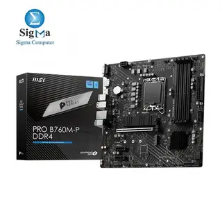MSI PRO B760M-P DDR4 Socket LGA 1700 Motherboard