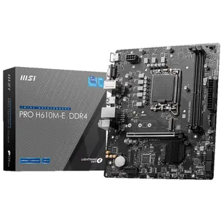 مازر بورد ام اس اى Pro H610M-E DDR4 سوكيت معالج LGA 1700