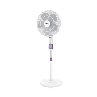 ATA Turbo Stand Fan 18 Inch - 4 Speeds - 1200 RPM - White - C34P5