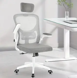 Ergonomic Office Chair Desk Chair with Headrest Breathable Mesh Cover Lumbar Sup