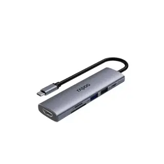 Rapoo USB-C Multi function Docking Station Silvery Grey XD61