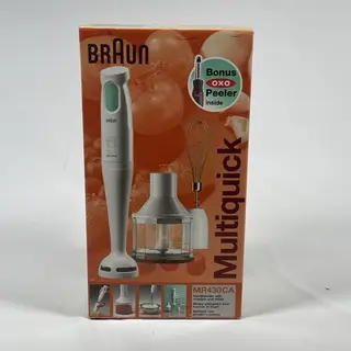 Braun Multiquick 200 Watt Hand Blender & Chopper MR 430 CA NEW