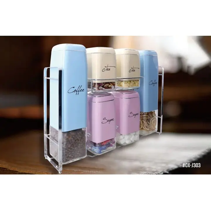طقم توابل استانلس 7ق, OX-J303