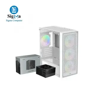 Ocypus Gamma C50 white, PSU P650 ( 80+ white ), 4 Fans ARGB