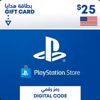 PlayStation Network, $25 PSN Card (United States Store)