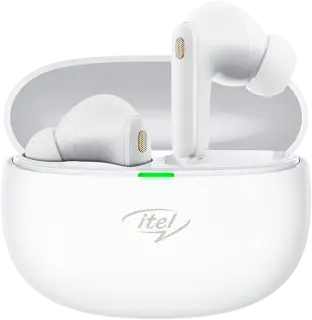 AIRPODS ITEL T111 WHITE, سماعات أيربودز آيتل T111 أبيض