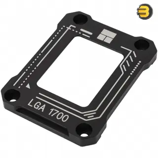 Thermalright LGA1700-BCF Black V2 CPU Anti-Bend Backplate, Aluminum Alloy, 54x70x6mm, 20g, Includes L-Shaped Screwdriver, Compatible with Intel 12th/13th/14th Gen LGA1700 CPUs, Enhances Cooling Stability and Prevents CPU Bending, Black Finish -