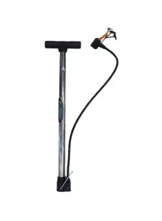 Generic Bicycle Air Pump + Free 3 Pin Extra Multipurpose Use, Silver