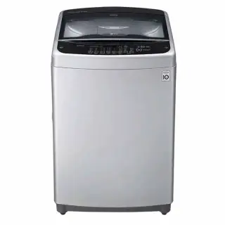 إل جي غسالة ملابس اوتوماتيك تحميل علوي 12 كيلو موتور انفرتر سيلفر T1288NEHGE