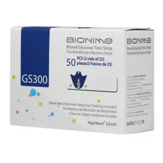 سعر شرائط بيونيم GS300 50 شريط | Bionime GS300