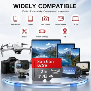 Micro SD Card SanDisk Ultra Extreme Pro 64GB 128GB 256GB 512GB 1TB Memory Card