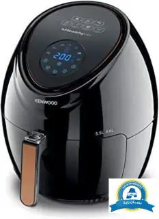 Kenwood Digital Air Fryer XXL 5.5L 2.4Kg 1800W With Rapid Hot Air Circulation For Frying Hfp50.000 BLACK (2 year warranty )