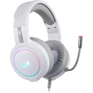 Redragon H270 MENTO RGB Gaming Headset, Stereo (White)