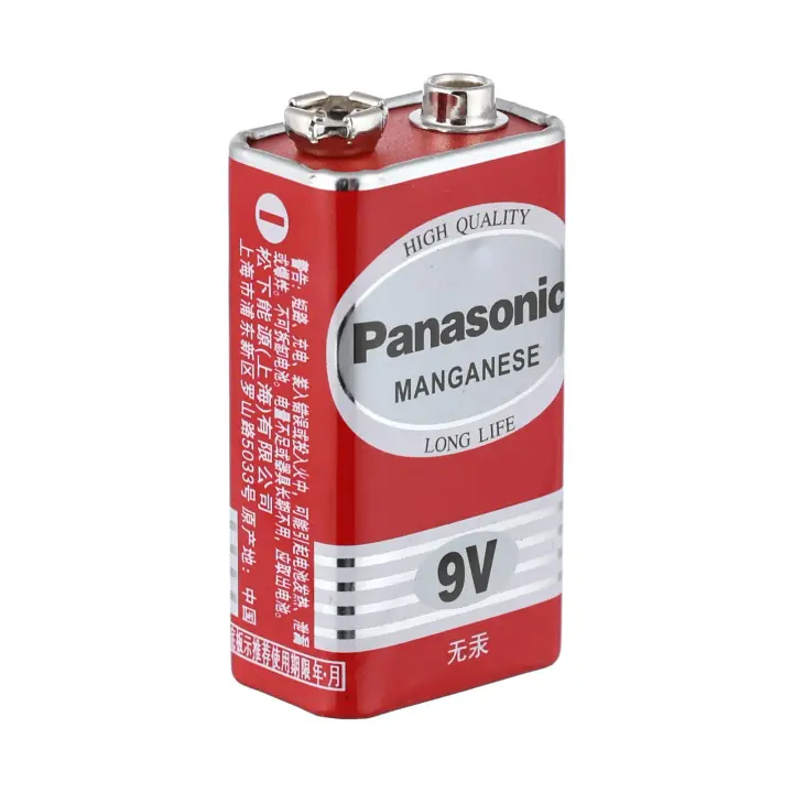 Panasonic 6F22 9V Battry, Not Rechargable
