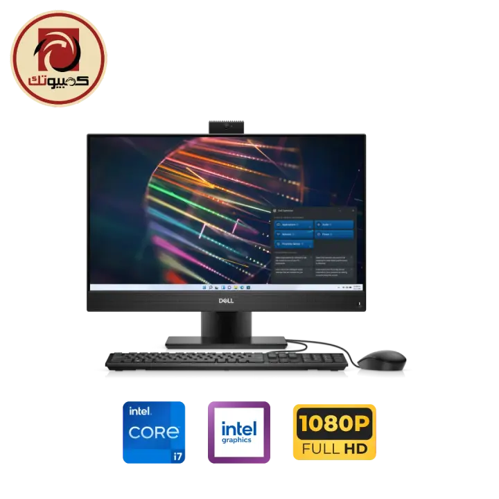 Dell OptiPlex 7400 All-in-One, Intel Core i7-12700, Intel UHD Graphics 770, 8GB RAM, 256GB SSD, 23.8″ FHD Touch