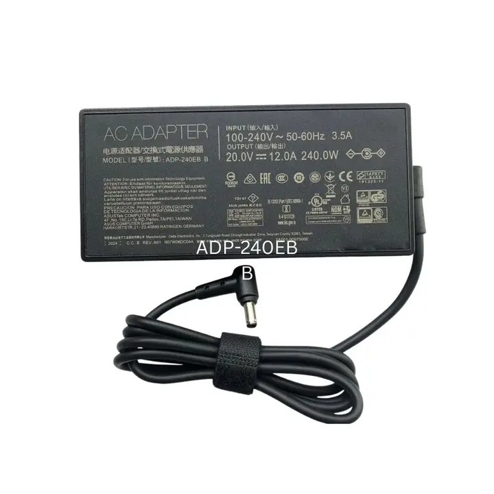 ASUS Laptop Charger 240Watt - 12A - 20V - 6.0×3.7mm Pin Socket - ADP-240EB B