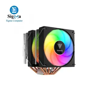 GAMDIAS BOREAS M1-620 Dual Tower CPU Air Cooler with 6 Copper Heat Pipes and 2 Hydraulic Bearing Fans