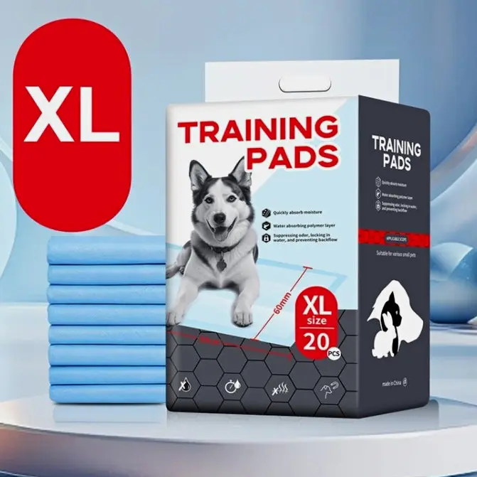 XL Puppy Training Pads 60x90cm 20PCS Super Absorbent Leak Proof Training Pads