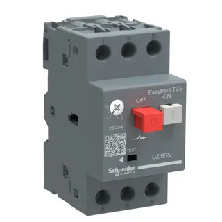 Schneider GZ1E22 | Motor circuit breaker, EasyPact, TVS GZ1E, AC-3, 3P, 20..25A, thermal magnetic detection