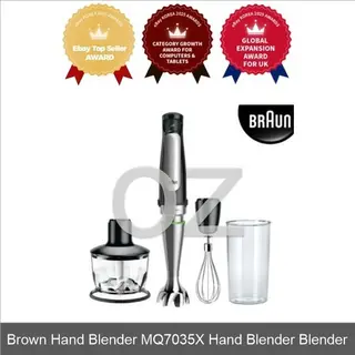 Braun MultiQuick 7 Hand Blender MQ7035X / ActiveBlade Set 220V-60HZ / Express