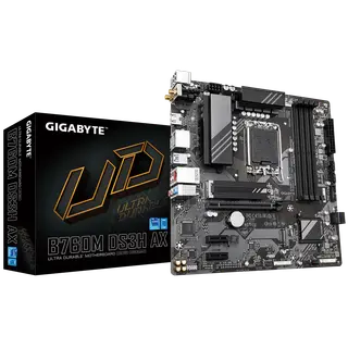 GIGABYTE B760M DS3H AX (Wi-Fi 6E,BLUETOOTH 5.3) LGA 1700 Intel Motherboard