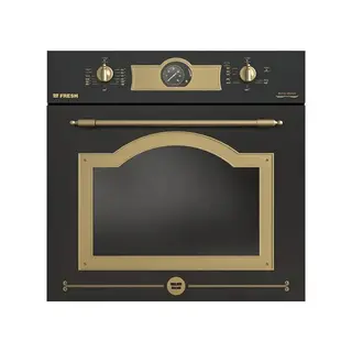Buy Now Fresh Built-in oven 60 cm black soft rustic electric grill 9643