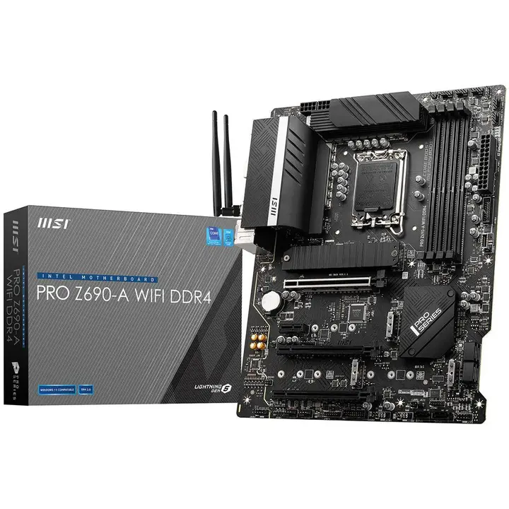 مازر بورد ام اس اي Pro Z690-A WIFI DDR4 سوكيت معالج LGA 1700