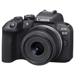 Canon EOS R10 Mirrorless Camera with 18-45mm Lens