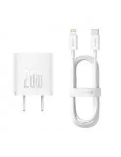 Baseus Wall Charger GaN5 Fast 1C 20W White