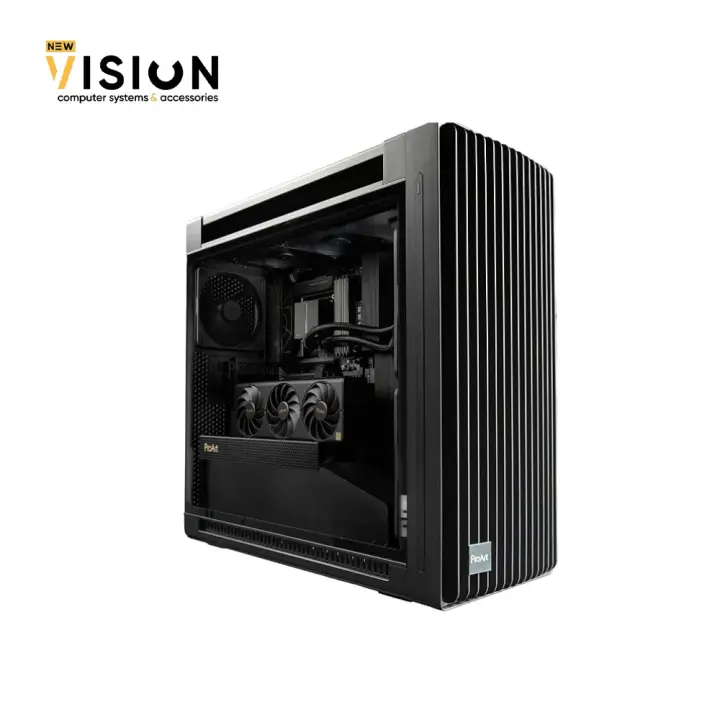 ProArt PA602 E-ATX computer case, 420 mm radiator support, one 140 mm and two 200mm