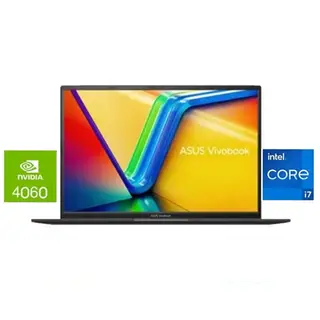 ASUS Vivobook 16X K3605VV-N1116W Laptop, Intel Core i7-13700H, 16G RAM, 512GB NVMe SSD, GeForce RTX 4060 8GB, 16 Inch FHD IPS 120Hz 100% sRGB, Windows 11, Indie Black